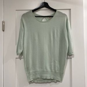 Aritzia Wilfred Silk & Cashmere 3/4 Sleeve Sweater